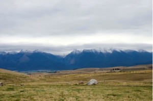 Ravalli Hill Overlook, Flathead Reservation off of U.S. Highway 93.  Photo by author.